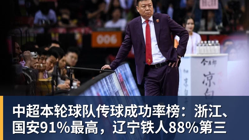 尊龙官网中超本轮球队传球成功率榜：浙江、国安91%最高，辽宁铁人88%第三